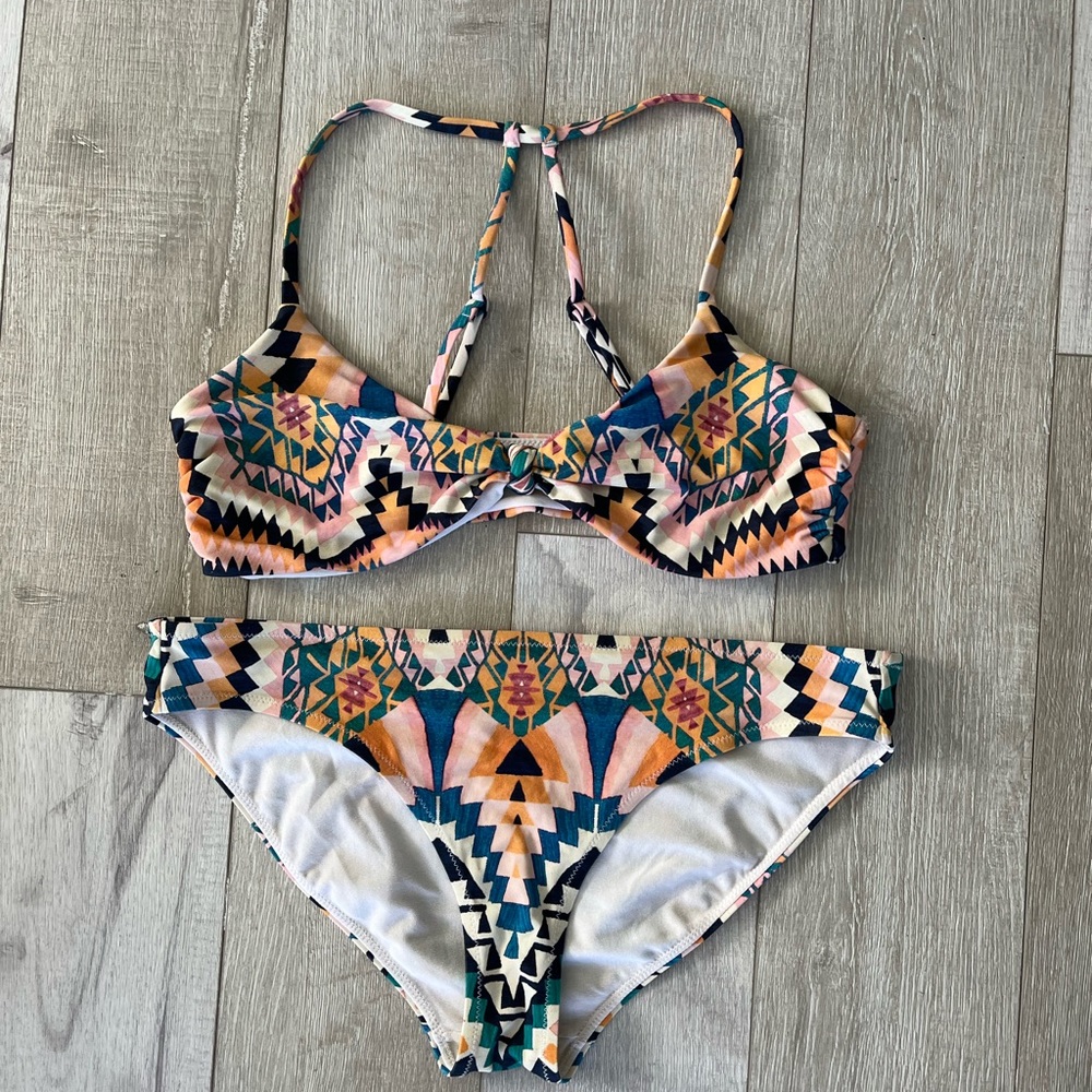 Athleta Desert Geo Bikini Size Medium